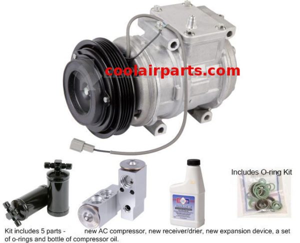 22010 New A/C Compressor fits 1987-1992 Toyota Supra DENSO Style 2 Years Warranty 883201452184 Full KIT